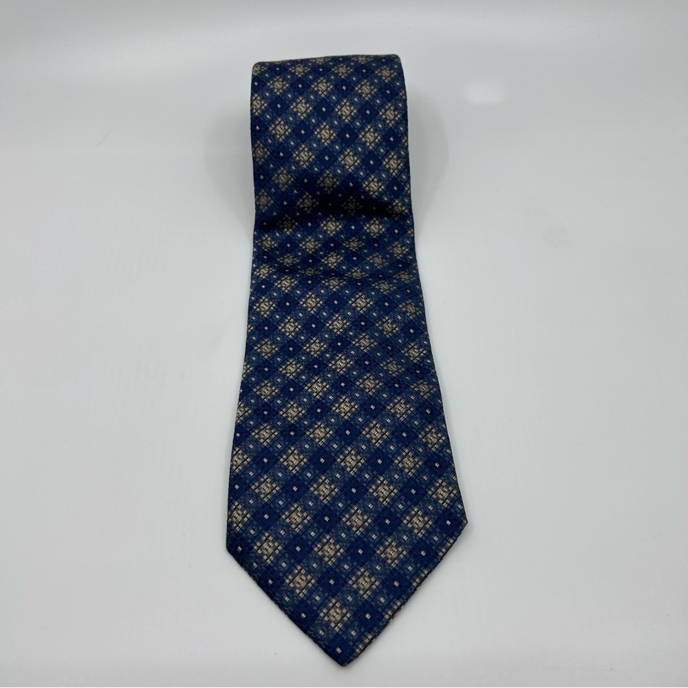 Jim Thomspson Blue Silk Tie